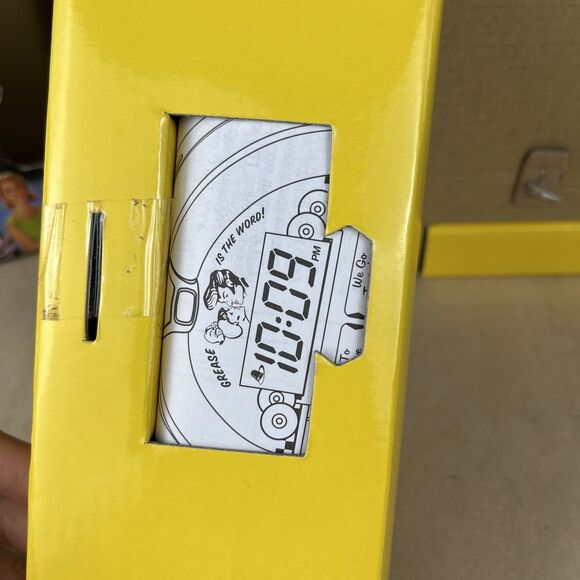 NIB Sound Design Miniature Jukebox Alarm Clock "GREASE is the Word" Video - Picture 7 of 11